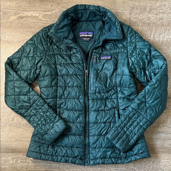 Patagonia Radali Green Quilted Jacket Size Small